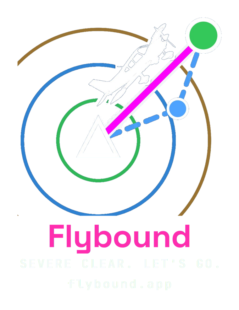 Flybound — flight planning app logo